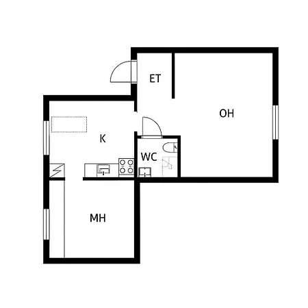 Apartamento Lovely 1br In Calm Neighborhood Tampere