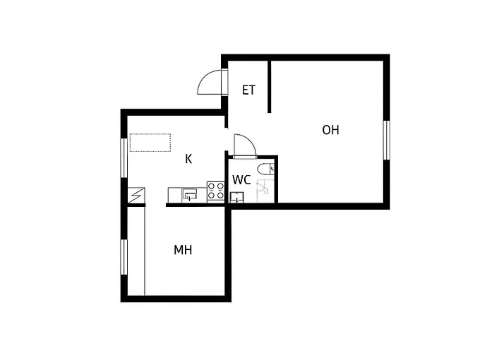 Lägenhet Lovely 1br In Calm Neighborhood Tammerfors